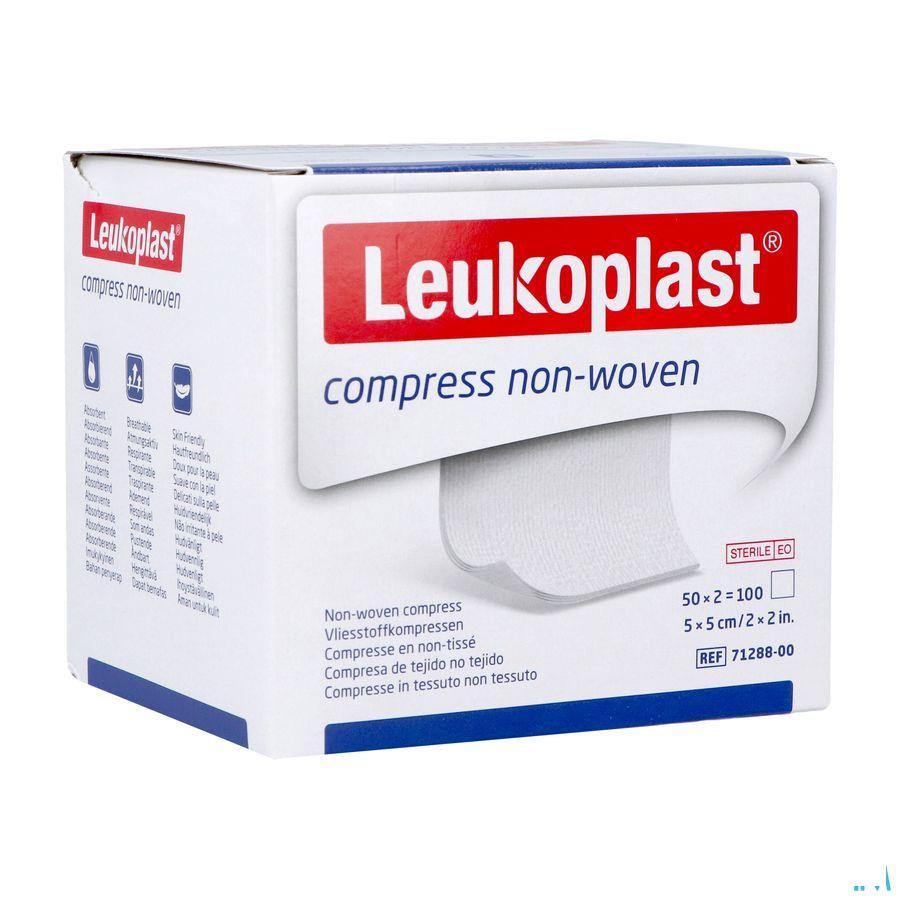 Leukoplast Compress N/Woven St. 5cm x 5cm 50 x 2