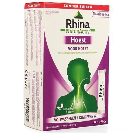 Rhina Natur Activ Hoest Zak 12x10 ml