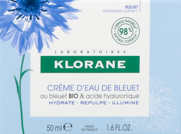 Klorane Gezicht Korenbloem Watercreme 50 ml