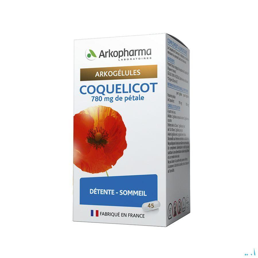 Arkogelules Coquelicot Vegetal 45  -  Arkopharma Arkogelules Coquelicot Vegetal 45  -  Arkopharma