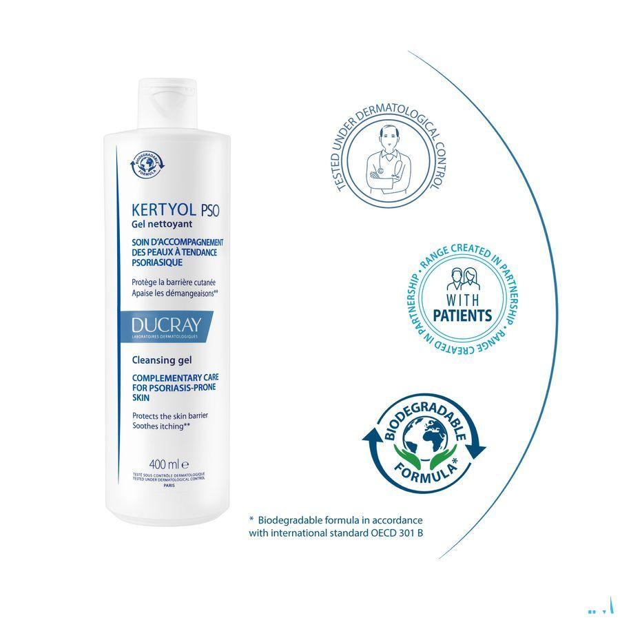 Ducray Kertyol Pso Reinigende Gel 400ml  -  Ducray 