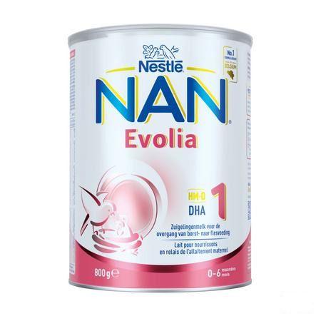 Nan Evolia 1 Lait Poudre 800 gr  -  Nestle