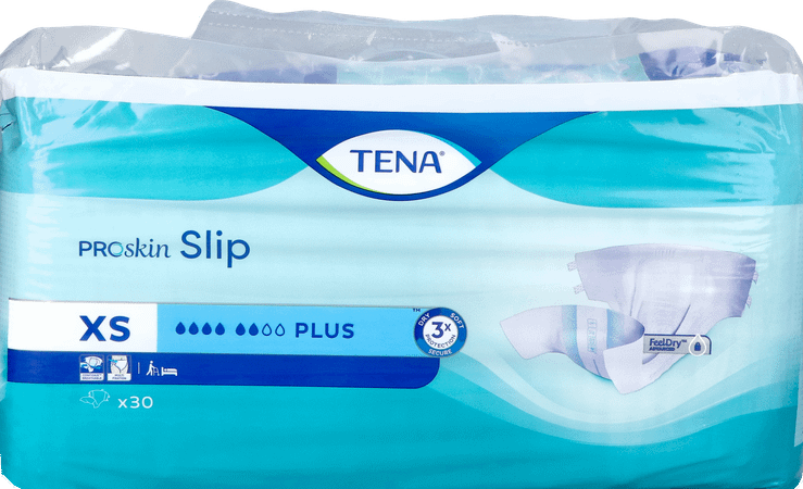 Tena Proskin Slip Plus Extra Small 30