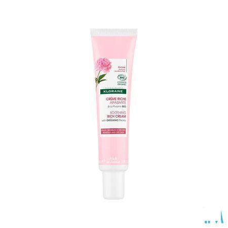 Klorane Gezicht Rijke Cr Pioenroos Bio 40 ml