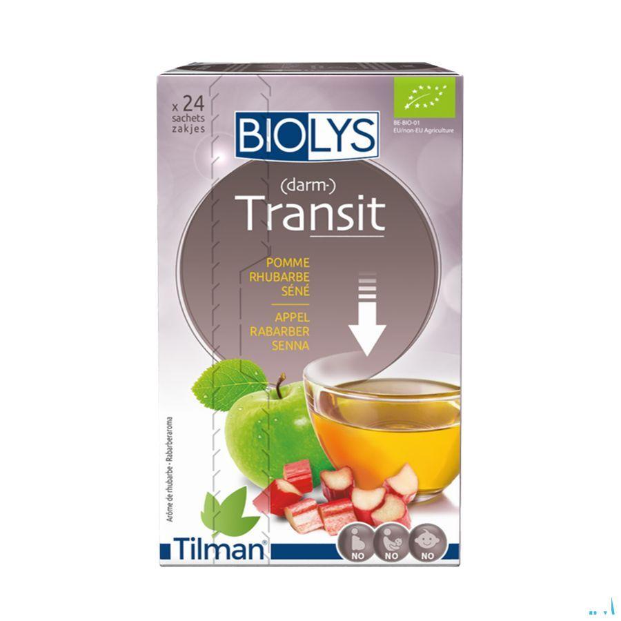Biolys Appel Rabarber Senna Zakjes 24  -  Tilman