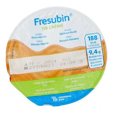 Fresubin Db Creme 125 gr abrikoos perzik  -  Fresenius