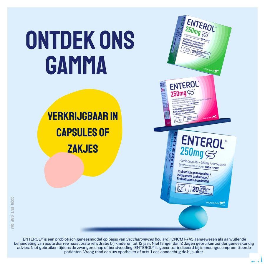 Enterol 250 mg Capsule Harde Dur 50 X 250 mg