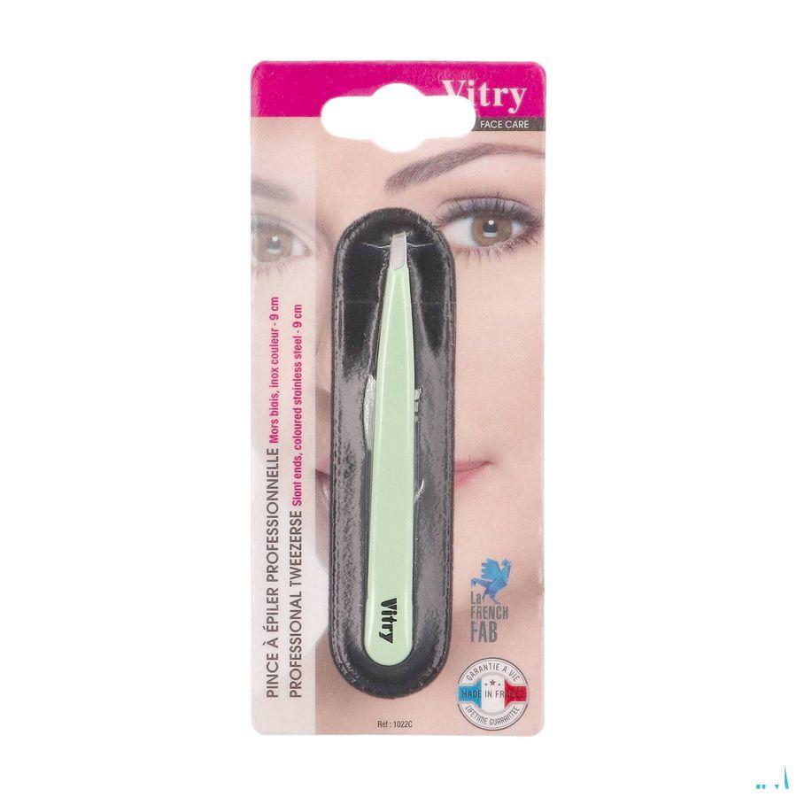 Vitry Classic Pince Epil Prof Oblique Inox 1022  -  Vitry