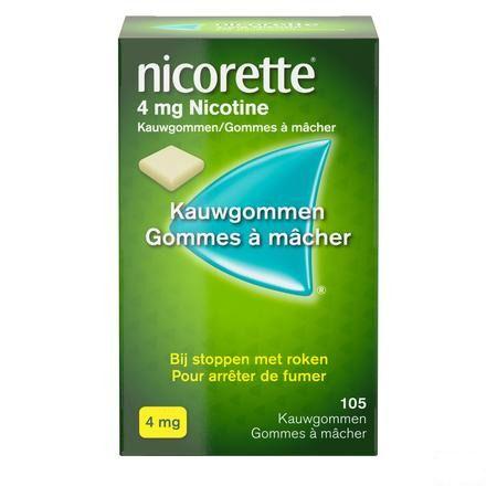 Nicorette Kauwgom 105x4 mg