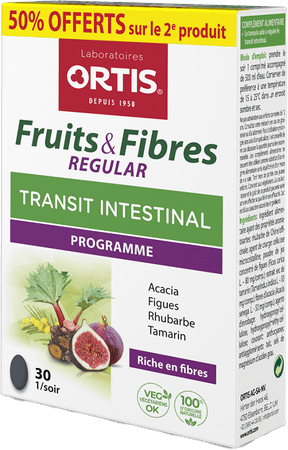 Ortis Vruchten & Vezels Regular Tabletten 2x30  -  Ortis