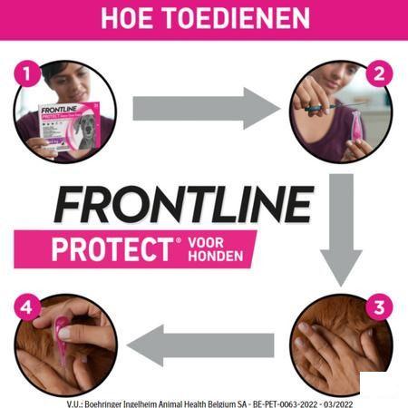 Frontline Protect Spot On Opl Hond 2-5Kg Pipet 3