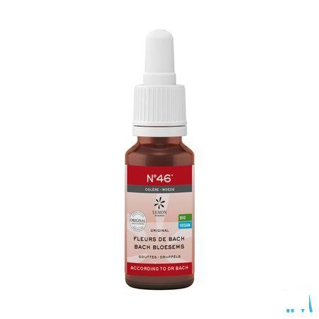 Bachbloesem Bio Nr 46 Druppels Woede 20 ml  -  Eureka Pharma