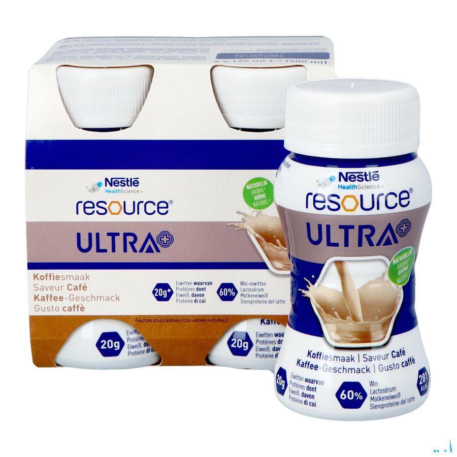 Resource Ultra+ Koffiesmaak 4X125 ml