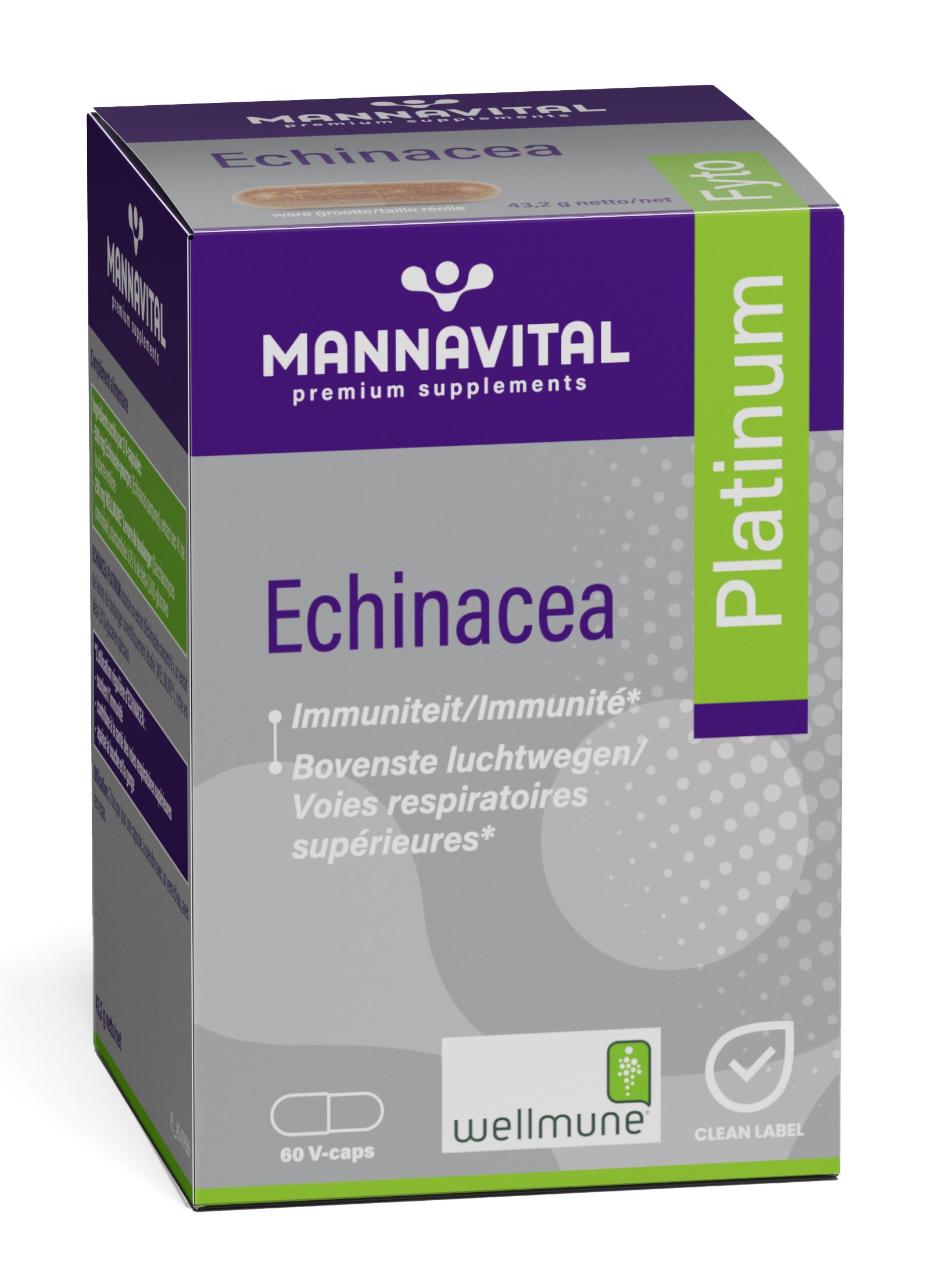 Mannavital Echinacea V-caps 60 