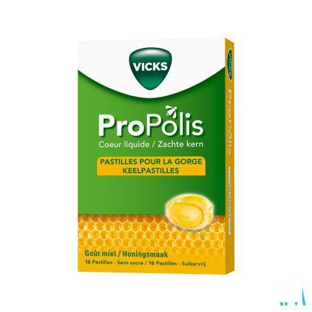 Vicks Propolis Coeur Liquide Zuigtabl 16