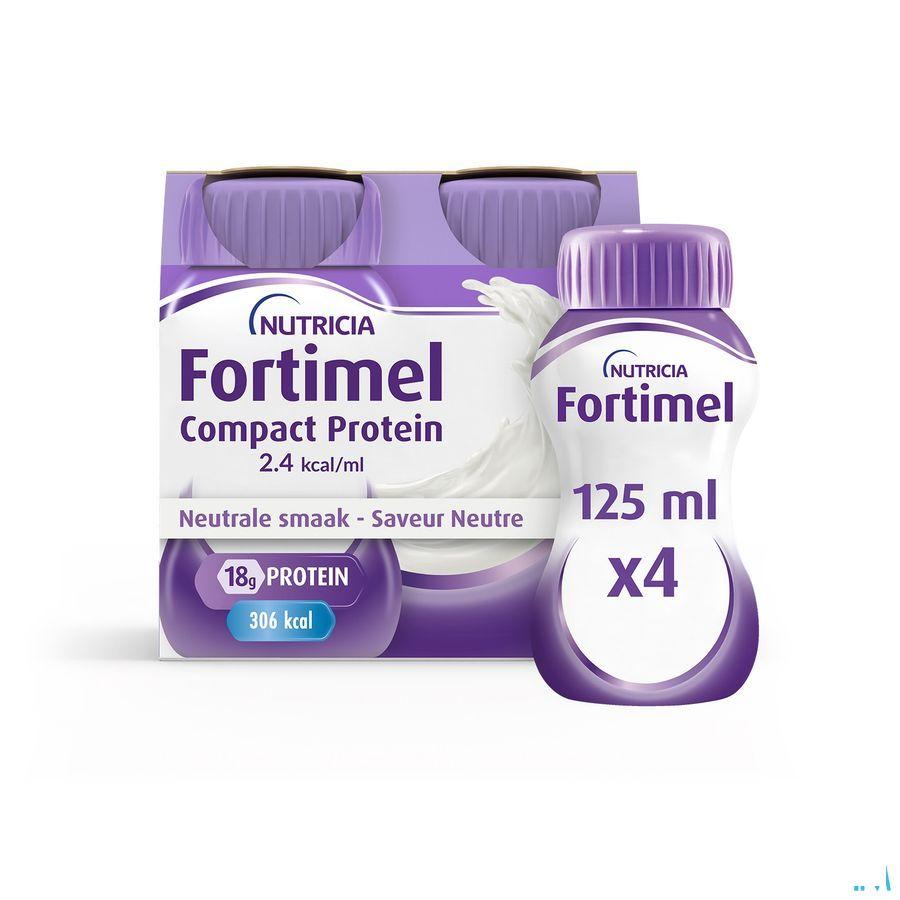 Fortimel Compact Protein 2.4Kcal Neutraal 4X125ml