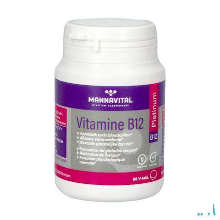 Mannavital Vitamine B12 Platinum V-Tabl 60