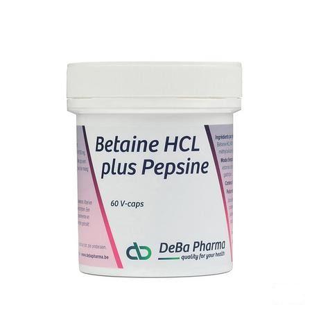 Betaine Hcl + Pesine V-Capsule 60  -  Deba Pharma