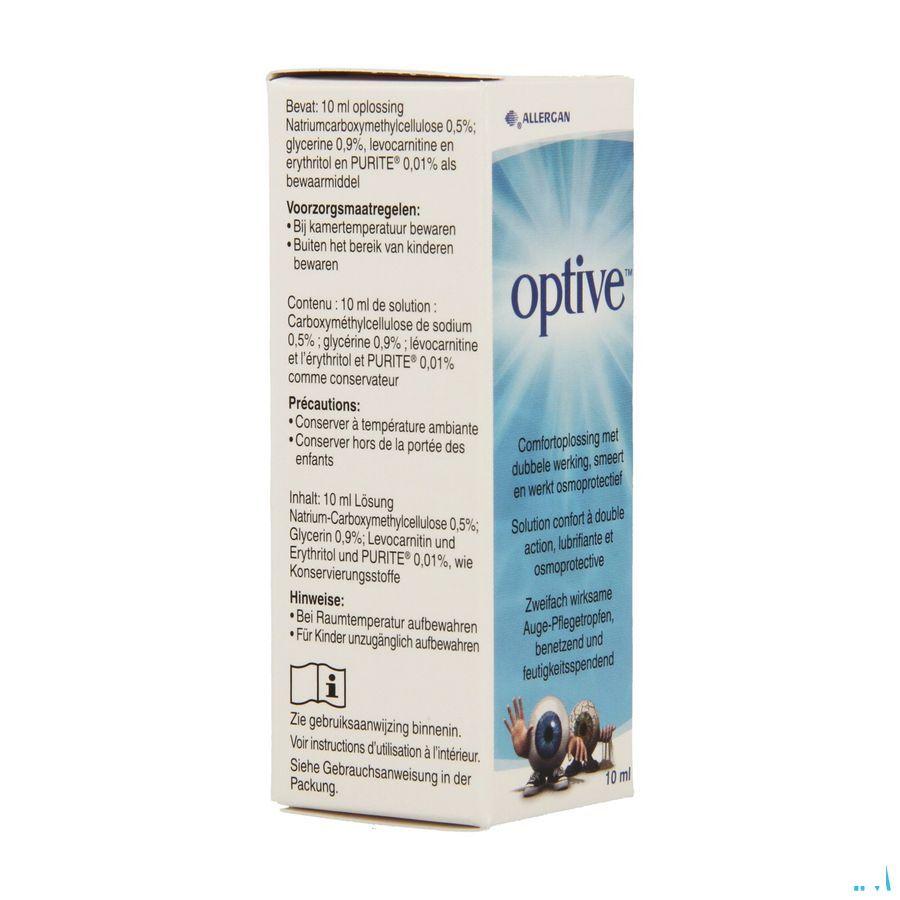 Optive Comfortoplossing Dubbele Werking 10 ml
