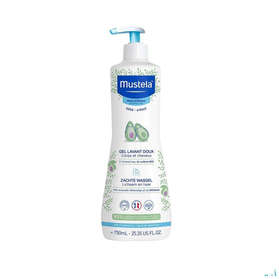 Mustela Pn Wasgel Zacht 750 ml