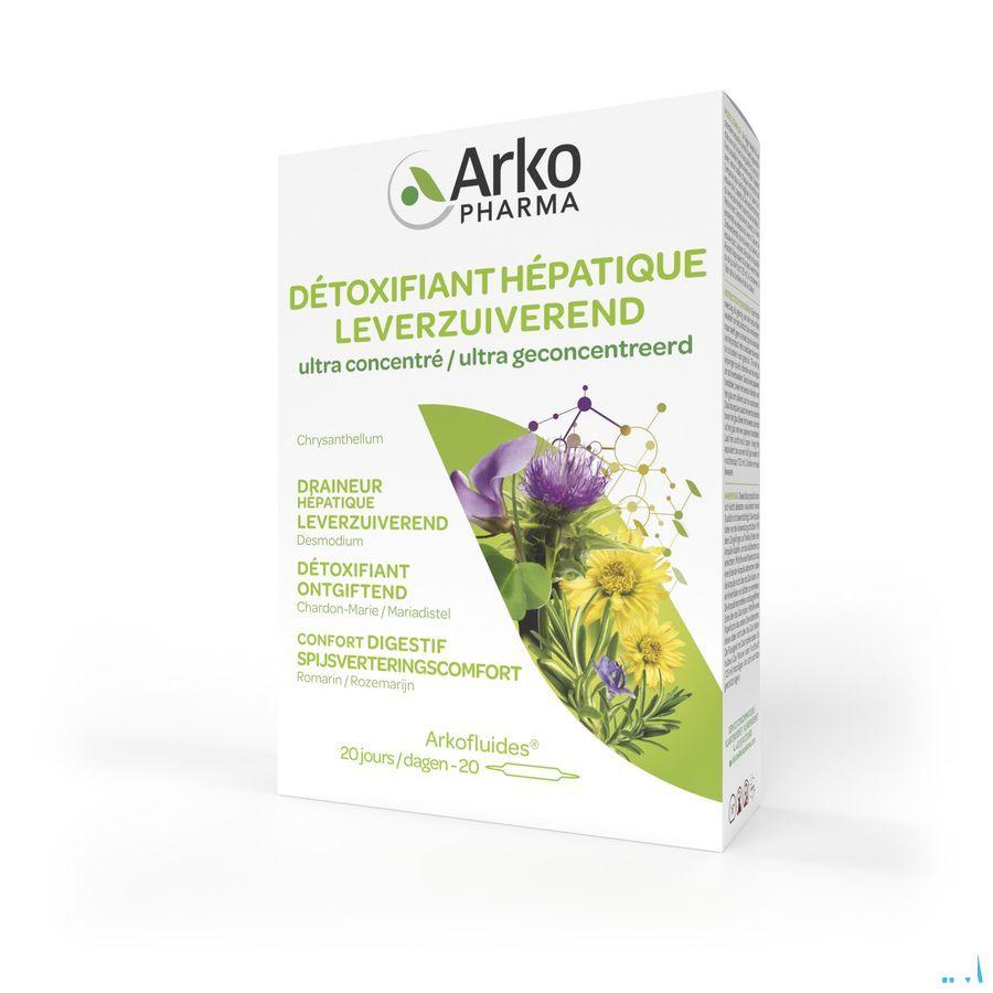Arkofluide Leverzuiverend Ampullen 20x10 ml  -  Arkopharma