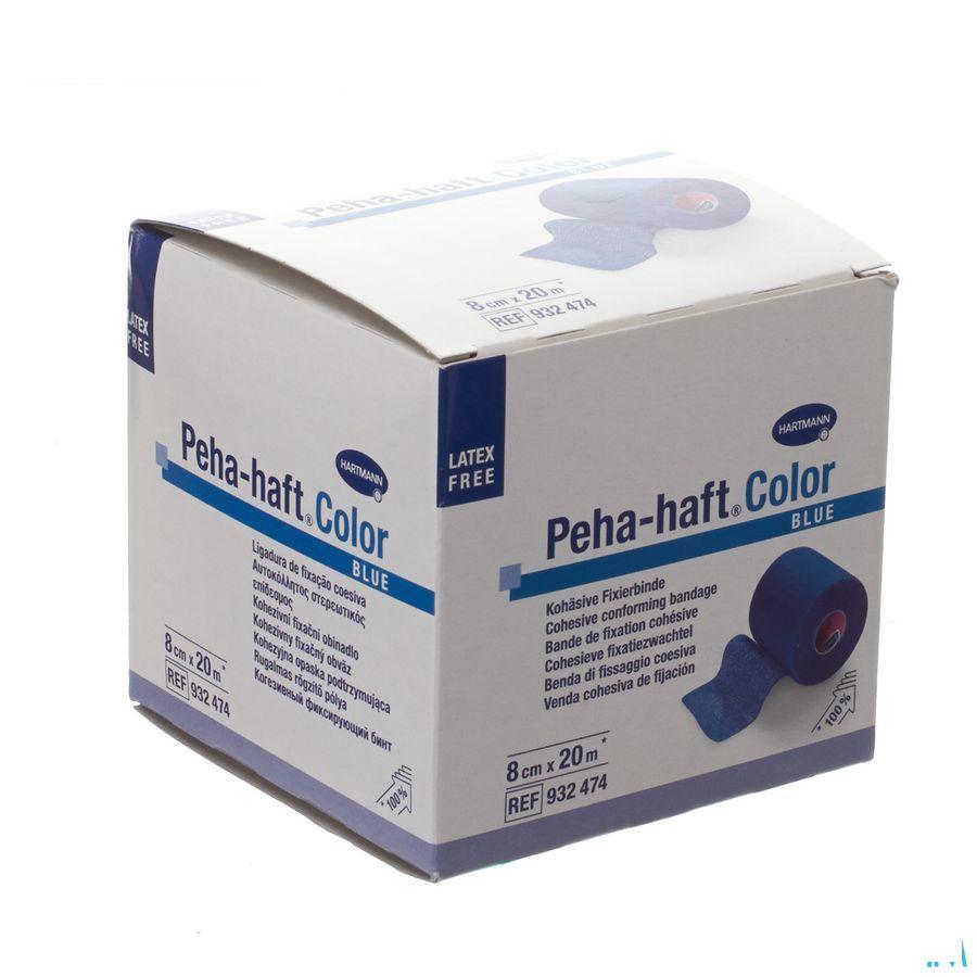 Peha Haft Col.Z/Lat.Blauw 8Cmx20M 1 9324742  -  Hartmann