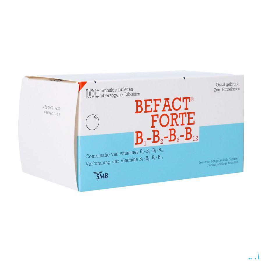 Befact Forte B1-B2-B6-B12 Omhulde Tabl 100