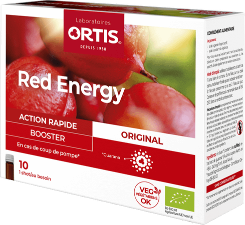 Ortis Red Energy Bio Alc 10x15 ml  -  Ortis