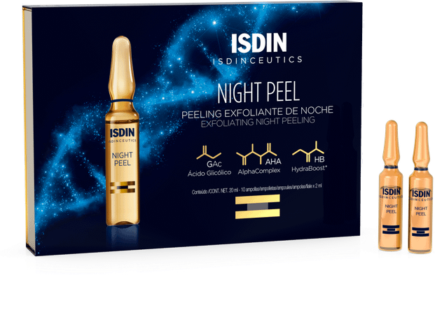 Isdinceutics Night Peel Ampullen 10x2 ml  -  Isdin
