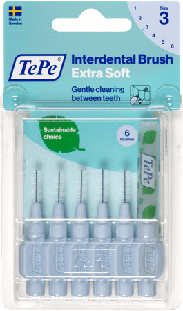 Tepe Interdental Brush 0,60mm Lichtblauw X-soft 6
