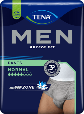 Tena Men Active Fit Pants Norm.Grijs L/Xl10 772802