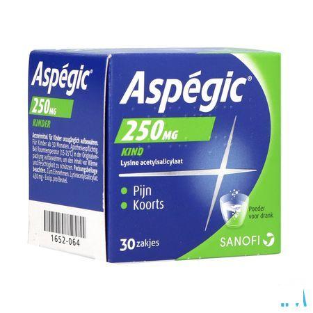 Aspegic 250 Pulv 30x 250 mg