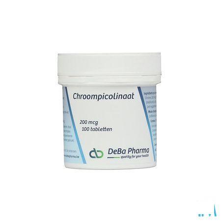 Chromium Picco 200y Comprimes 100  -  Deba Pharma