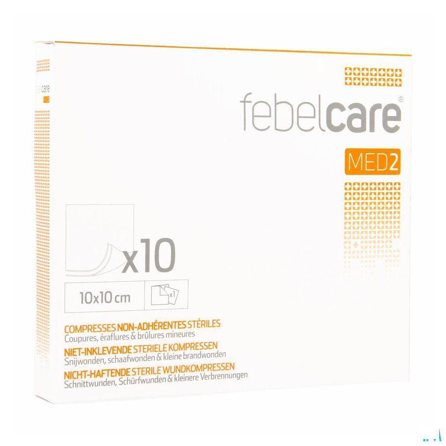 Febelcare Med2 Komp.n-inkl. Ster. 10,0x10,0cm 10x1