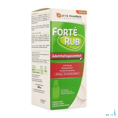 Forterub Ademhalingscomfort Siroop 200 ml  -  Forte Pharma
