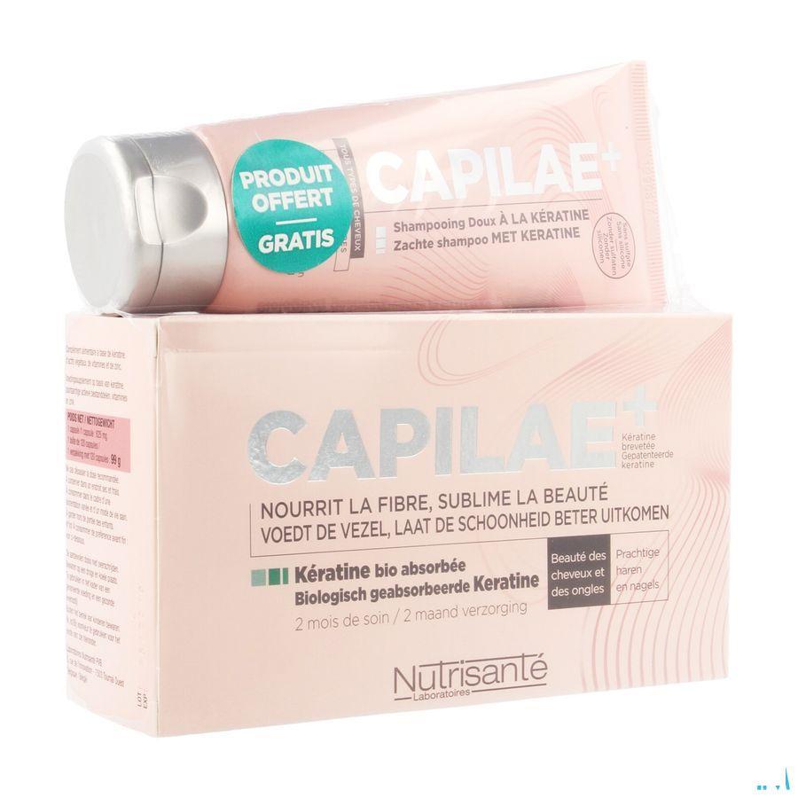 Capilae 2m Capsule 120 + Shampooing Keratine 100 ml  -  Nutrisante