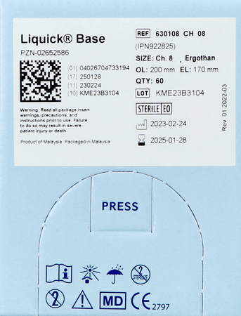 Liquick Base Ergoth.Blaassonde Ch08 20cm 60 630108