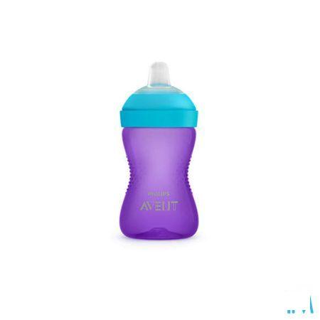 Philips Avent Gobelet Bec Dou Tuit 300  ml Lila  -  Bomedys
