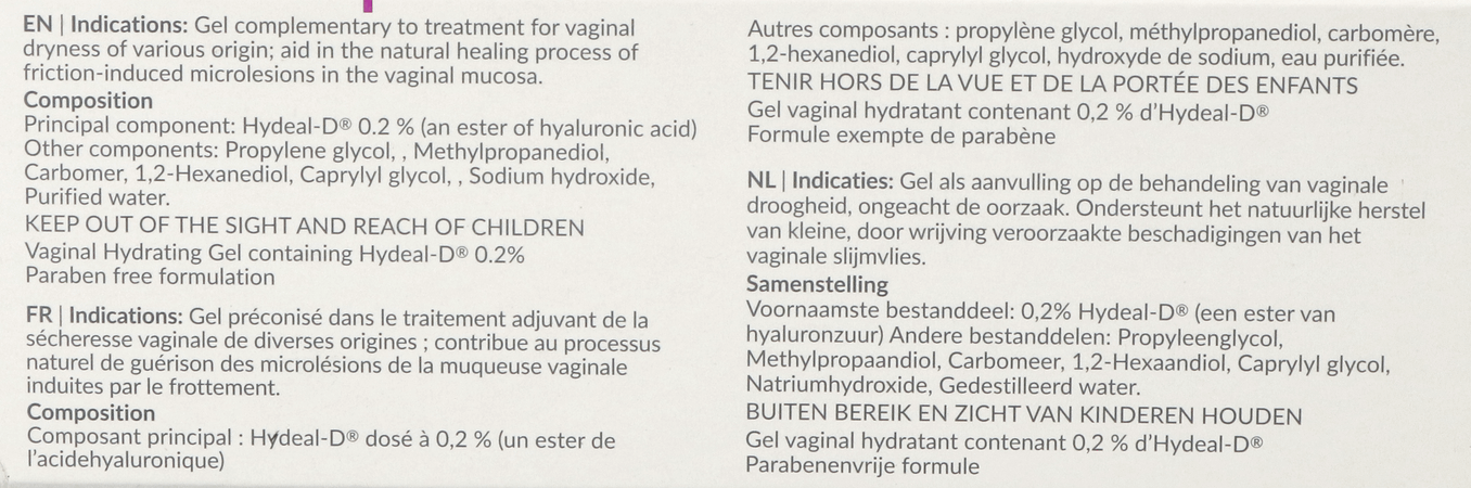 Hyalofemme Gel Vaginal + Applicateur Tube 30 gr