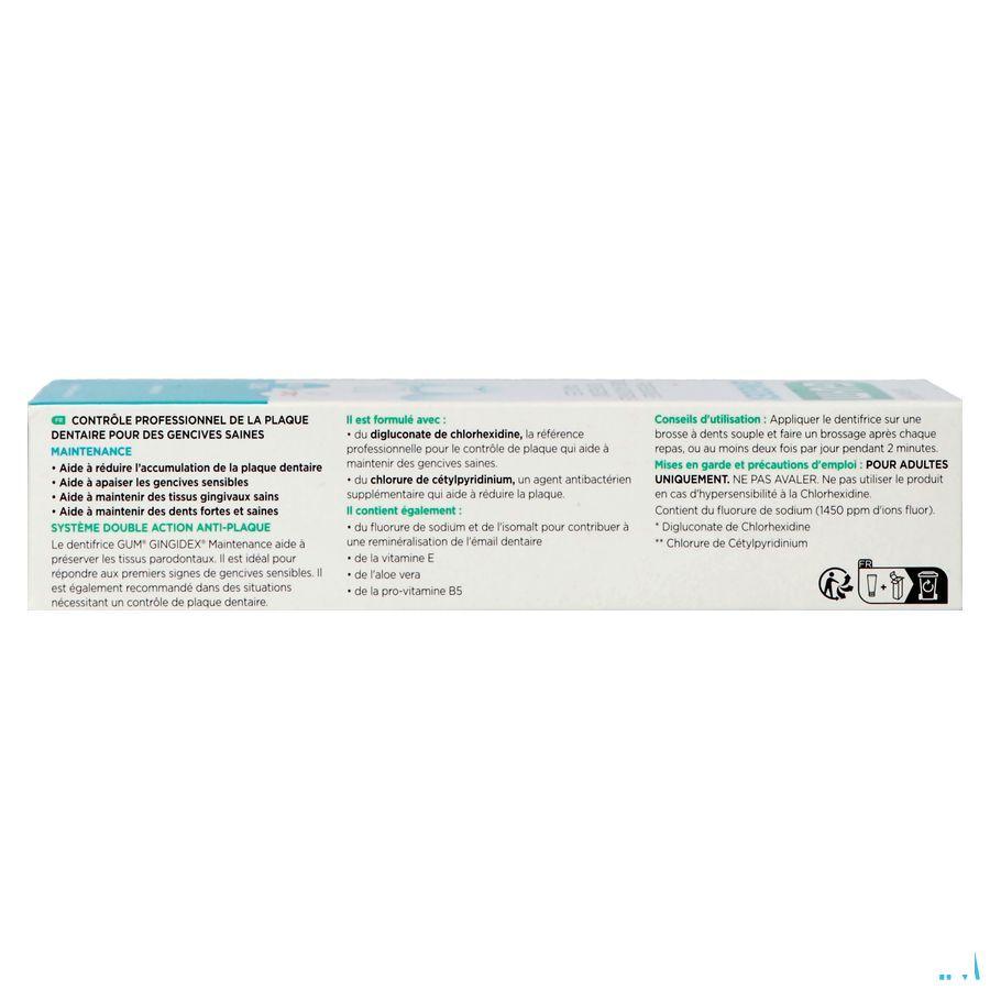 Gum Dentifrice Gingidex 0,06% Chlorhexid.75ml