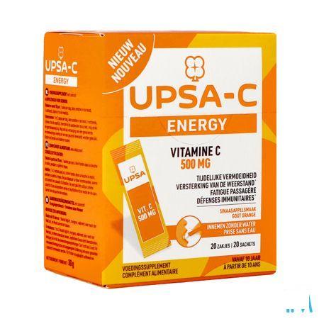 Upsa C Energy 500 mg Zakje 20
