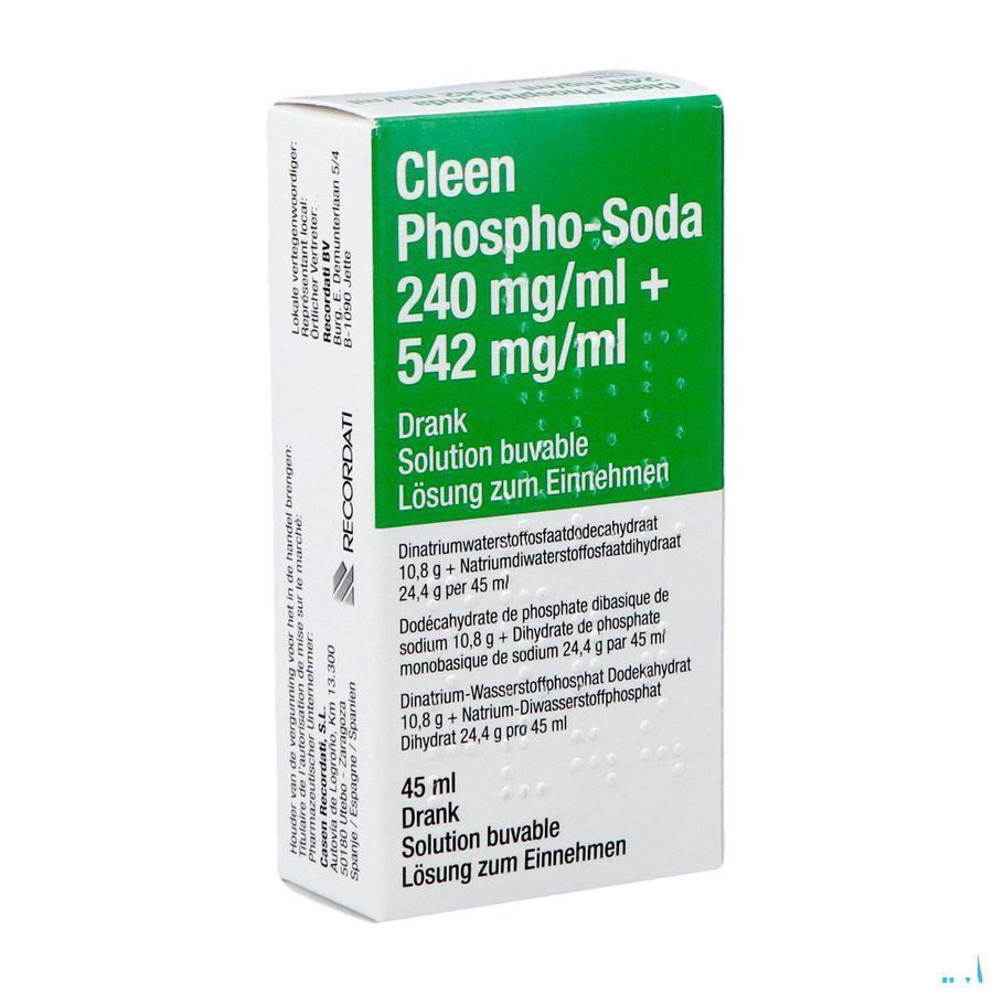 Cleen Phospho-soda 11 gr/24 gr Drinkbare Oplossing Flacon 45 ml