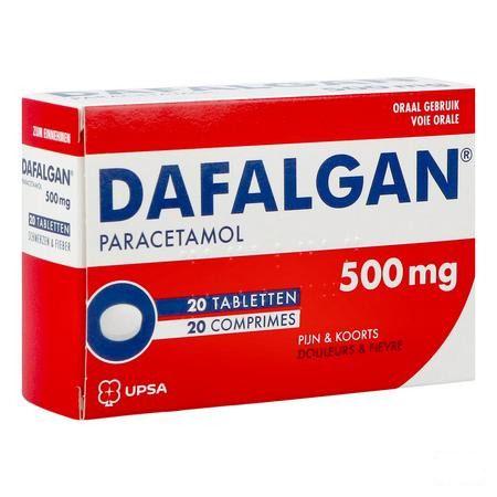 Dafalgan 500 mg Sec Comprimes 20