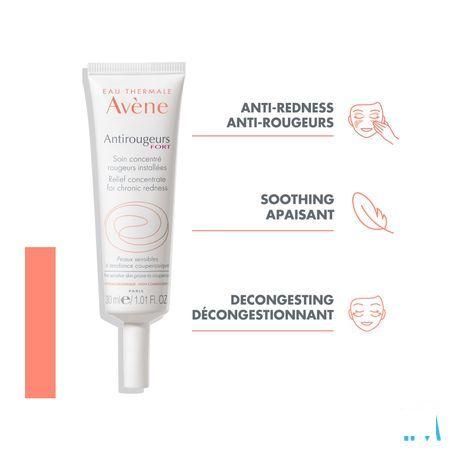 Avene Antirougeurs Fort Geconcentr.verzorg.creme 30 ml  -  Avene