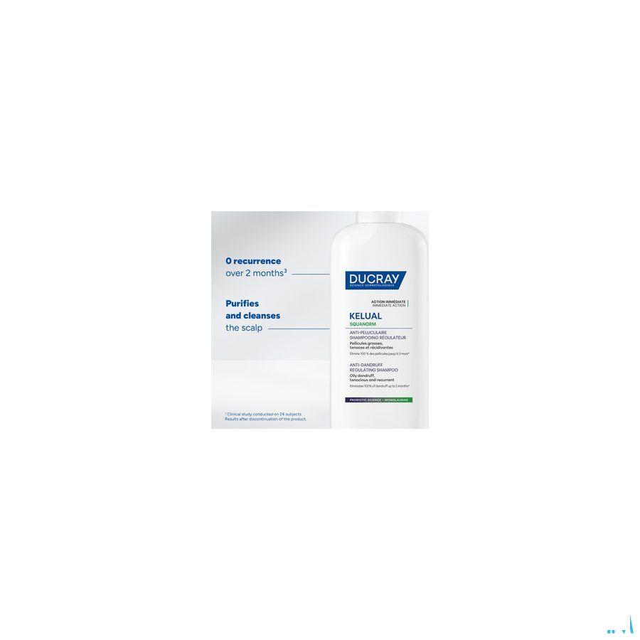 Ducray Kelual Squanorm Shampoo Vette Schilfers 400 ml