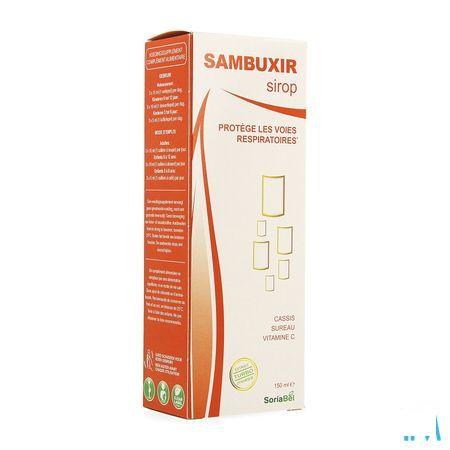 Soria Sambuxir Siroop Vlierbes 150 ml  -  Soria Bel