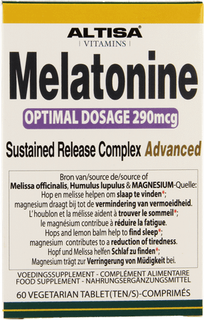 Altisa Melatonine Complex Tr Tabletten 60  -  Dieximport
