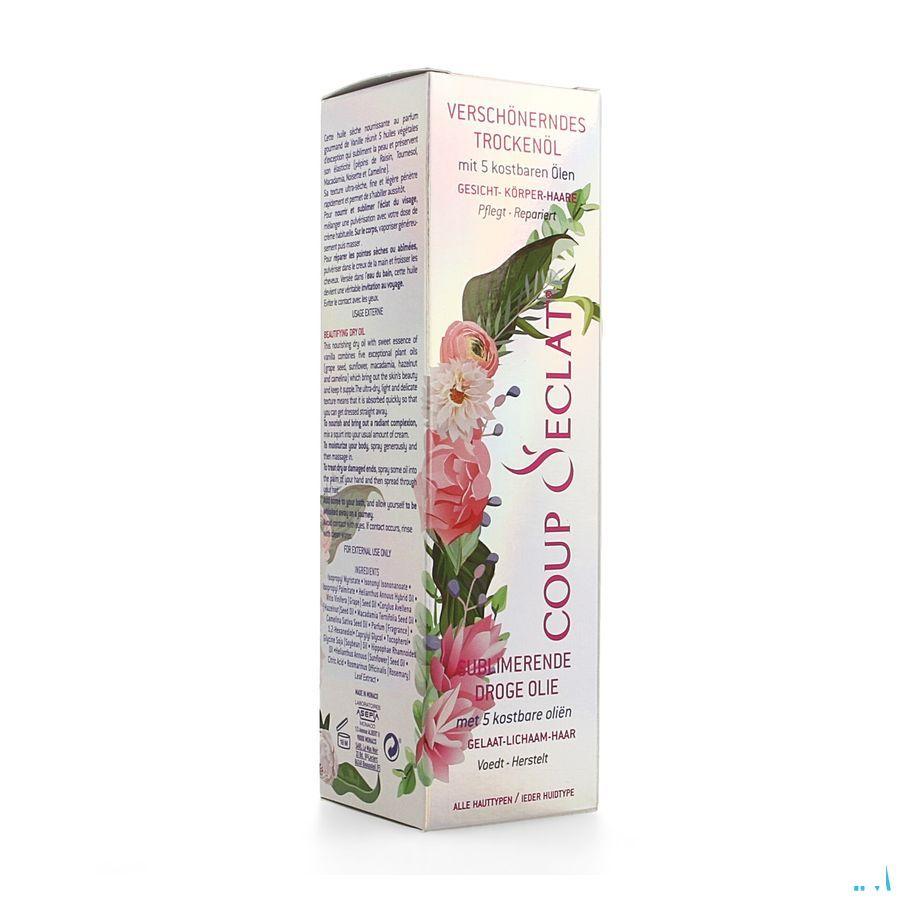 Coup D'Eclat Droge Olie Gelaat Lichaam Haar 200 ml  -  Asepta