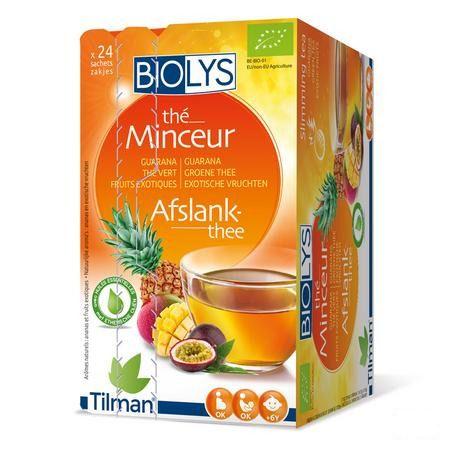 Biolys Guarana Gr. Thee Exotisch Vruchten Zakje 24  -  Tilman