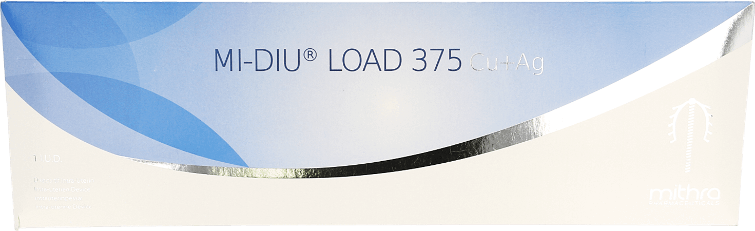 Mi-Diu-Load 375 Cu + Ag Dispositif Contraceptif
